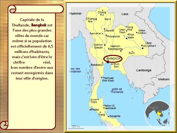 Capitale de la Thaïlande, Bangkok est l’une des plus grandes villes du monde car