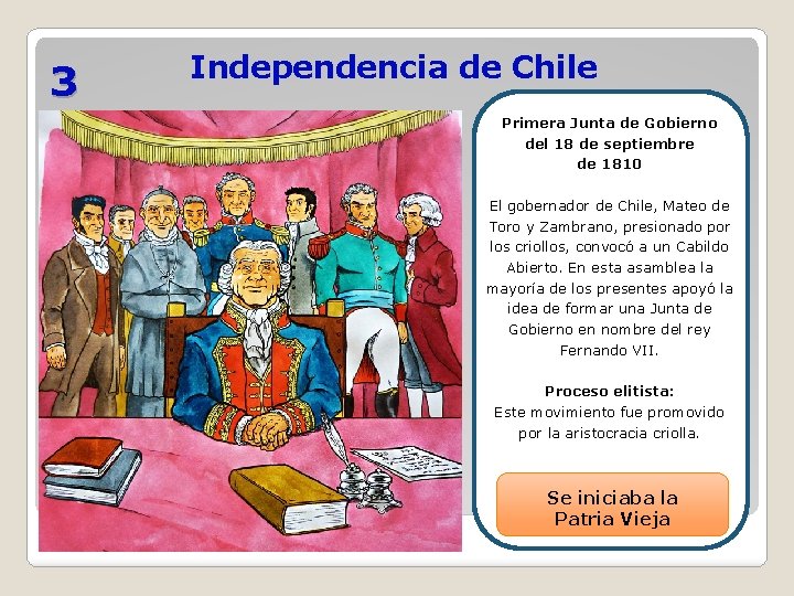 3 Independencia de Chile Primera Junta de Gobierno del 18 de septiembre de 1810 3 Independencia de Chile Primera Junta de Gobierno del 18 de septiembre de 1810