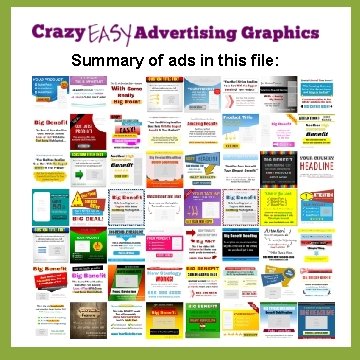 Summary of ads in this file Quickly Create
