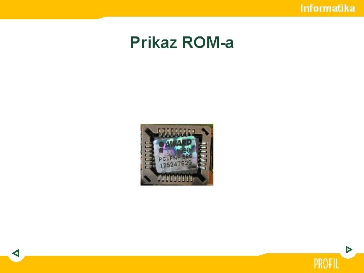 Informatika Prikaz ROM-a 