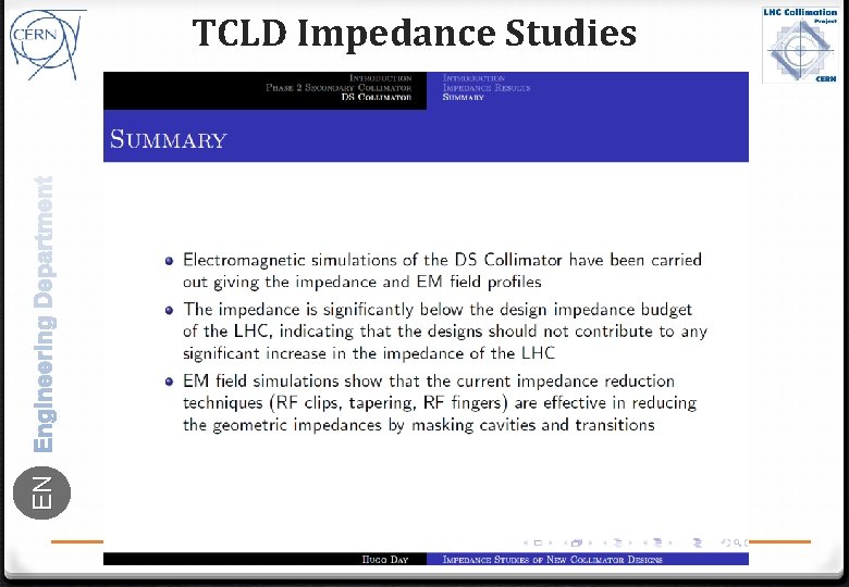 EN TCLD Impedance Studies Alessandro Bertarelli – EN-MME 