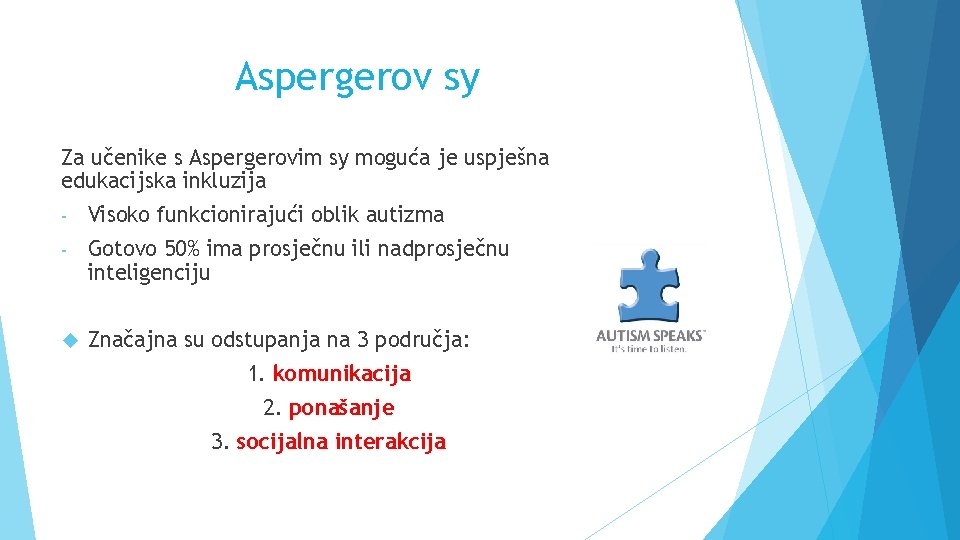 Aspergerov sy Za učenike s Aspergerovim sy moguća je uspješna edukacijska inkluzija - Visoko