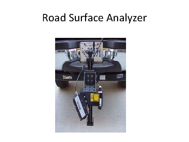 Road Surface Analyzer 