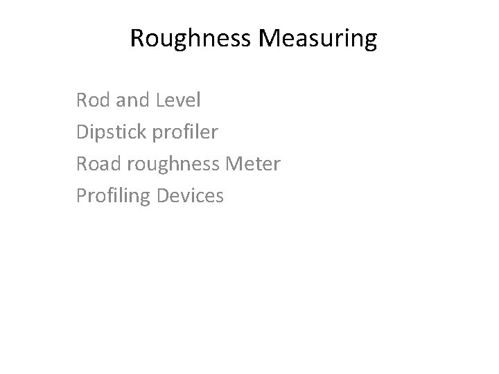 Roughness Measuring Rod and Level Dipstick profiler Road roughness Meter Profiling Devices 