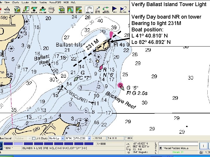 Verify Ballast Island Tower Light 2 31 M Verify Day board NR on tower