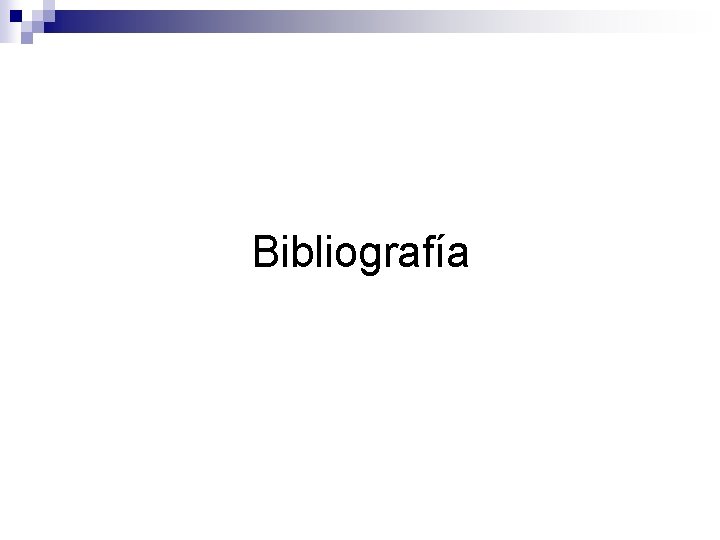 Bibliografía 