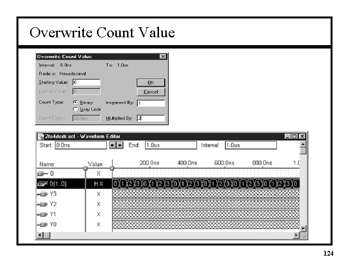 Overwrite Count Value 124 