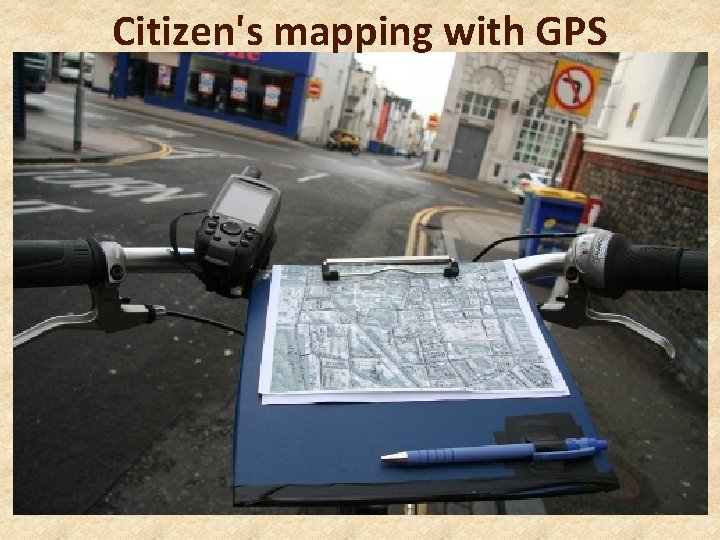 Citizen's mapping with GPS 