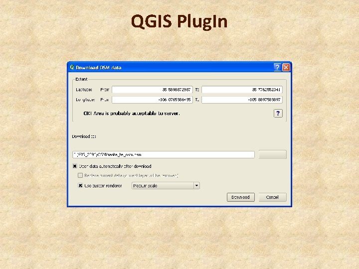 QGIS Plug. In 