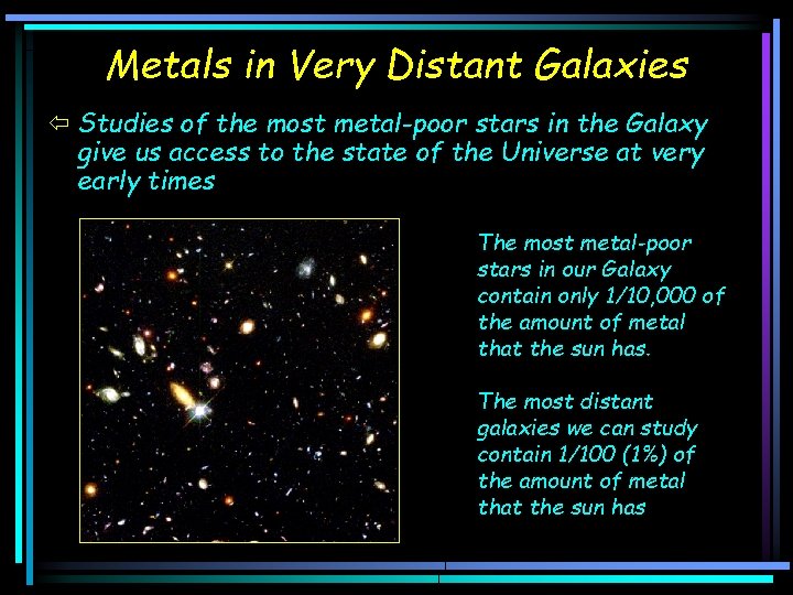 Metals in Very Distant Galaxies ï Studies of the most metal-poor stars in the