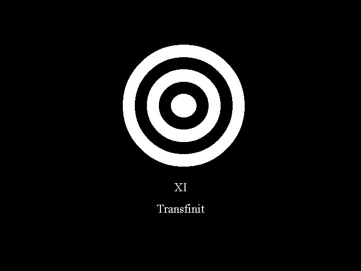  XI Transfinit 