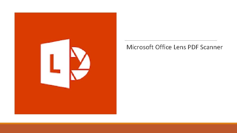 Microsoft Office Lens PDF Scanner 