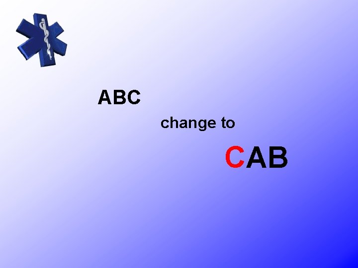 ABC change to CAB 