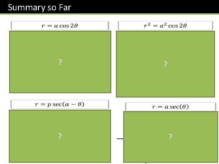 Core Pure 2 Chapter 5 Polar Coordinates jfrosttiffin
