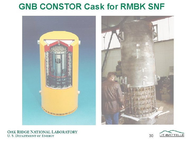 GNB CONSTOR Cask for RMBK SNF 30 