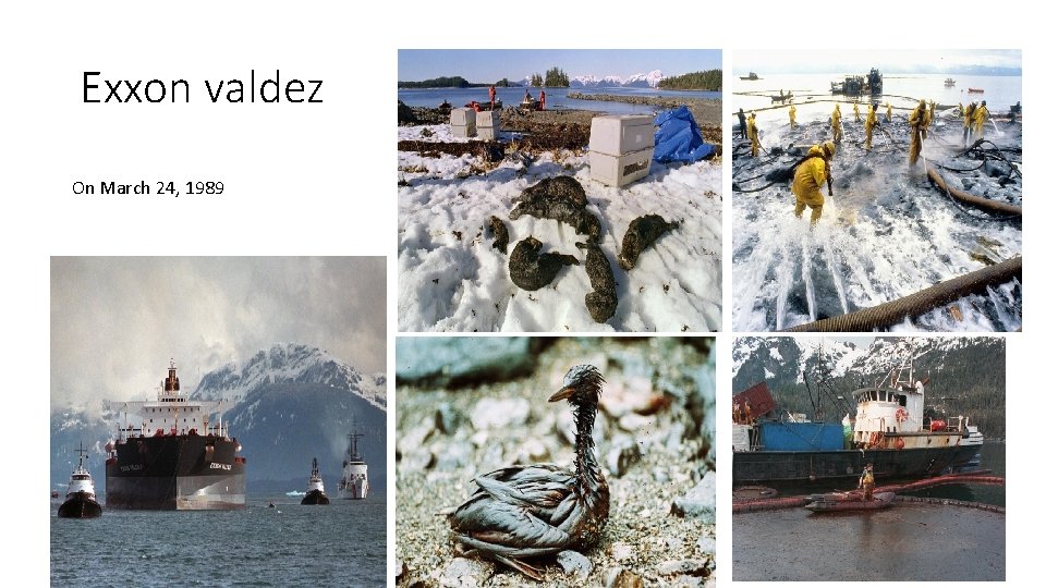 Exxon valdez On March 24, 1989 Exxon valdez On March 24, 1989