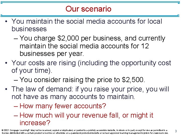 Our scenario • You maintain the social media accounts for local businesses – You