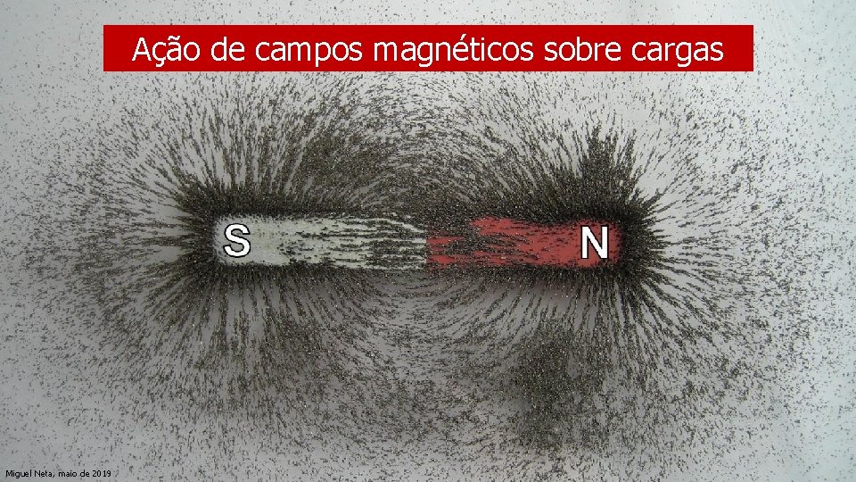 Ação de campos magnéticos sobre cargas Miguel Neta, maio de 2019 