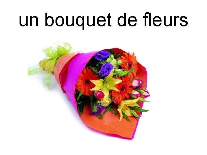 un bouquet de fleurs 