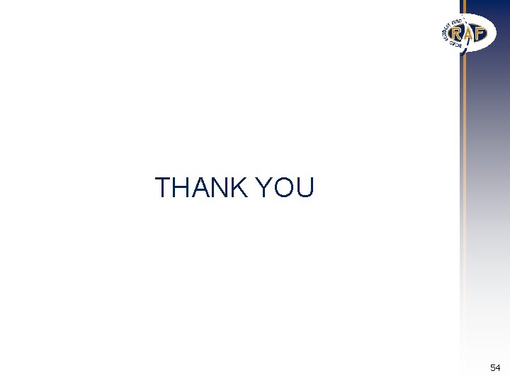THANK YOU 54 THANK YOU 54