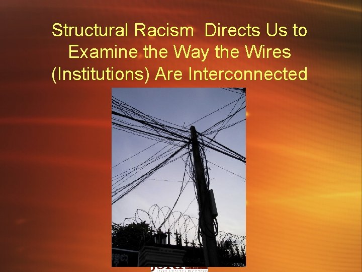 Structural Racism Directs Us to Examine the Way the Wires (Institutions) Are Interconnected 