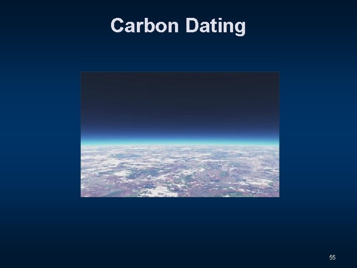 Carbon Dating 55 