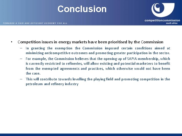 Competition Commission Interventions in the LPG sector 2