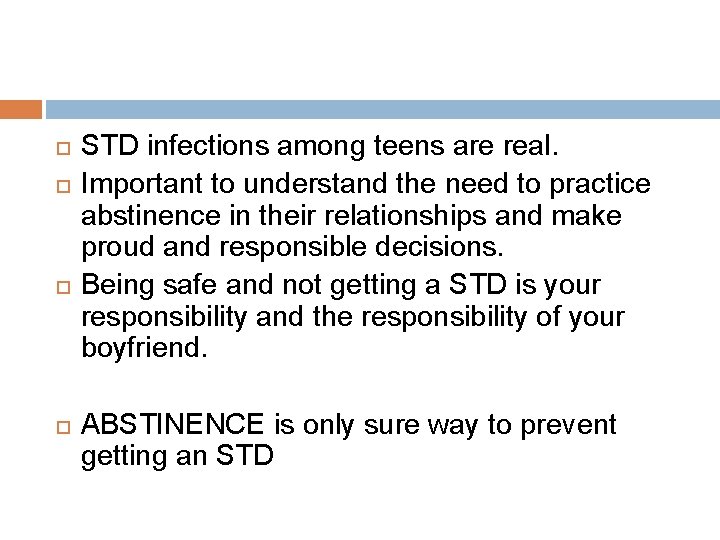 STD infections among teens are real. Important to understand the need to practice STD infections among teens are real. Important to understand the need to practice