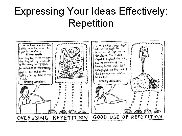 Expressing Your Ideas Effectively: Repetition 