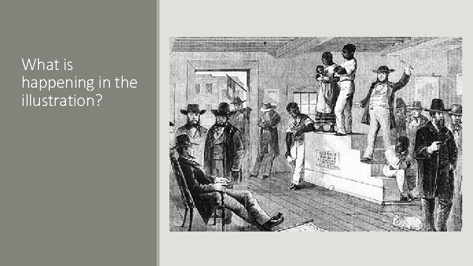 What is happening in the illustration? 