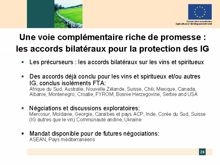 Une voie complémentaire riche de promesse : les accords bilatéraux pour la protection des