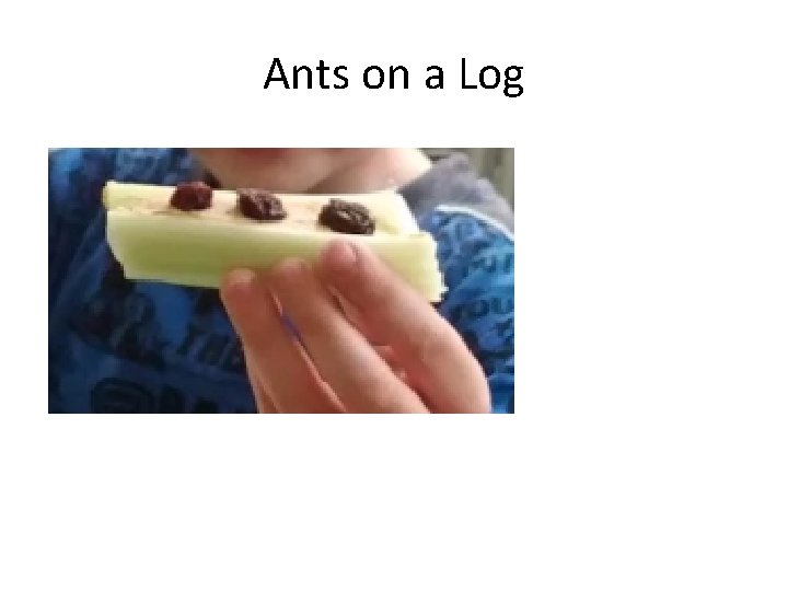Ants on a Log 