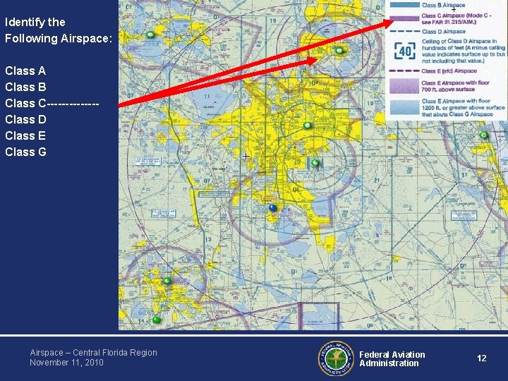 Identify the Following Airspace: Class A Class B Class C-------Class D Class E Class Identify the Following Airspace: Class A Class B Class C-------Class D Class E Class