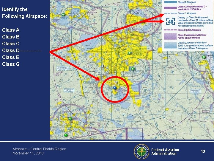 Identify the Following Airspace: Class A Class B Class C Class D-------Class E Class Identify the Following Airspace: Class A Class B Class C Class D-------Class E Class