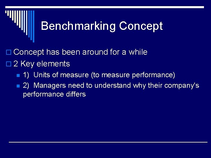 Chapter 8 Benchmarking Rachal Roach Tim Hyder Chris