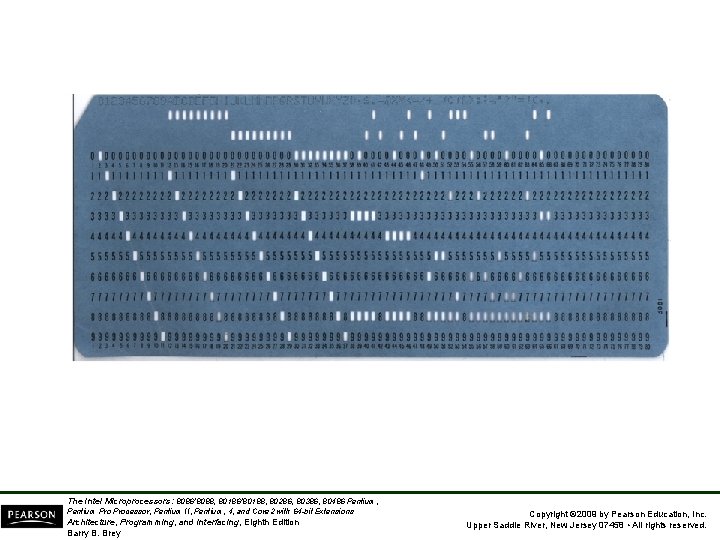 The Intel Microprocessors: 8086/8088, 80186/80188, 80286, 80386, 80486 Pentium, Pentium Processor, Pentium II, Pentium,