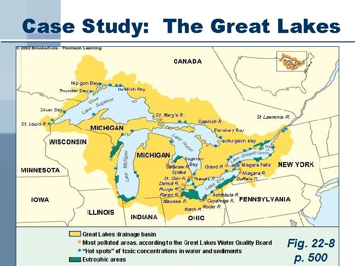 Case Study: The Great Lakes Fig. 22 -8 p. 500 