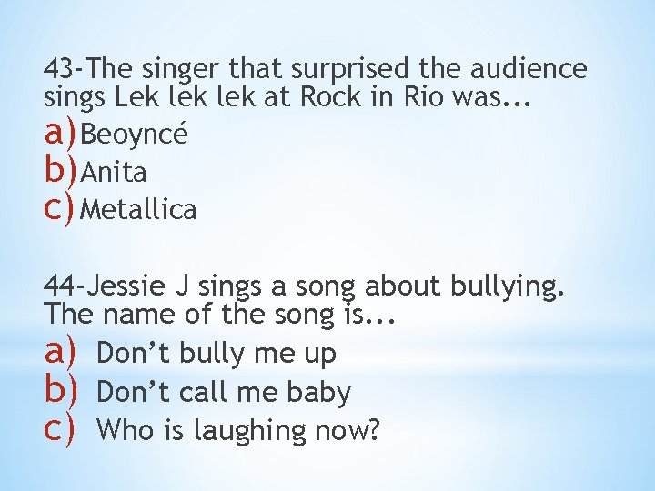 43 -The singer that surprised the audience sings Lek lek at Rock in Rio