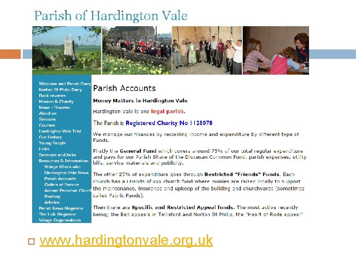  www. hardingtonvale. org. uk 