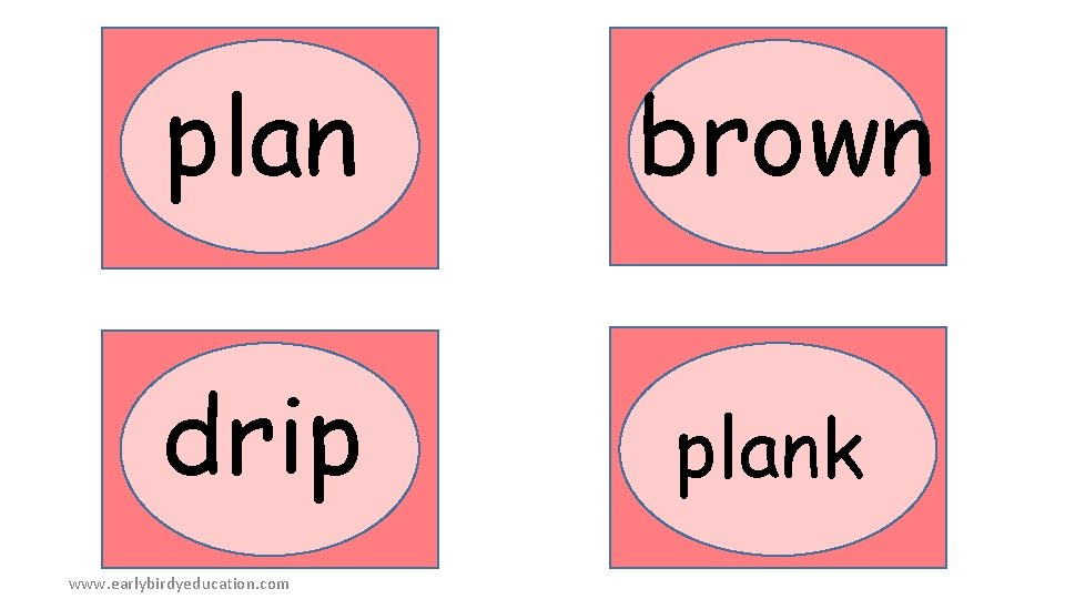 plan brown drip plank www. earlybirdyeducation. com 