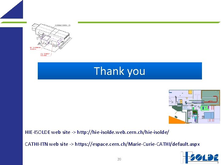 Thank you HIE-ISOLDE web site -> http: //hie-isolde. web. cern. ch/hie-isolde/ CATHI-ITN web site