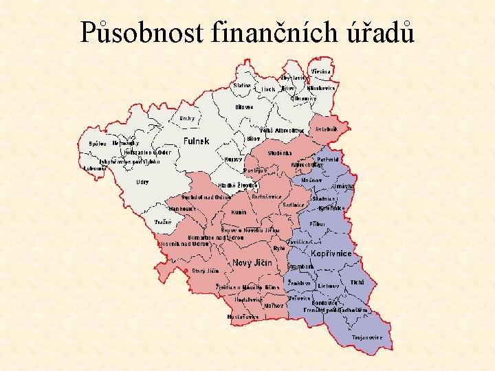 Působnost finančních úřadů 