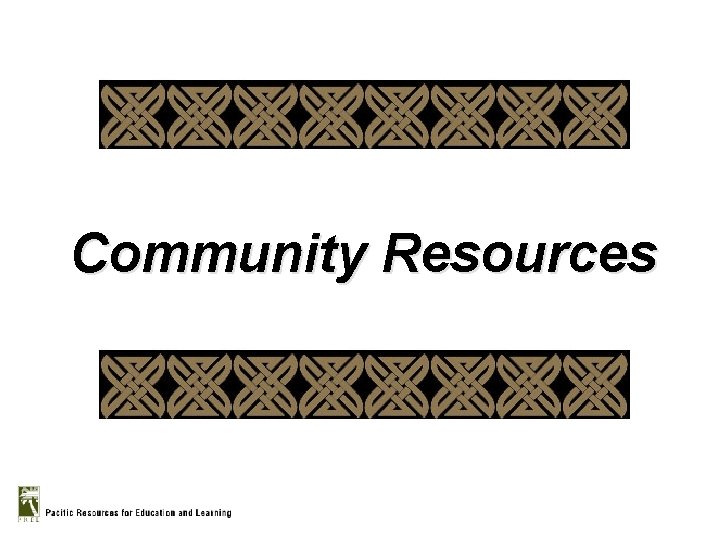 Community Resources 