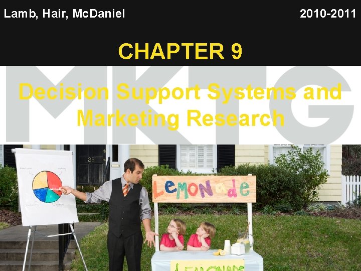 Lamb, Hair, Mc. Daniel 2010 -2011 CHAPTER 9 Decision Support Systems and Marketing Research