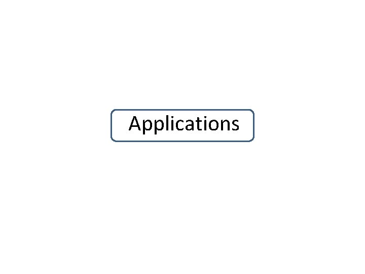 Applications 