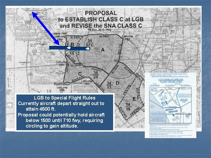 LGB to Special Flight Rules Currently aircraft depart straight out to attain 4500 ft.