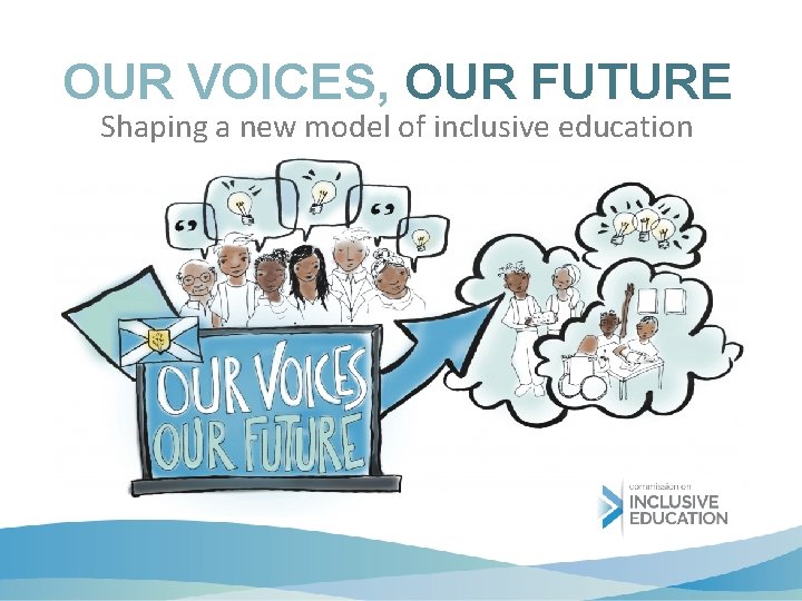 OUR VOICES, OUR FUTURE Shaping a new model of inclusive education 