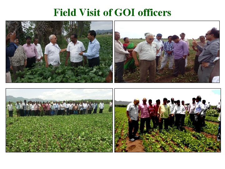 Field Visit of GOI officers 