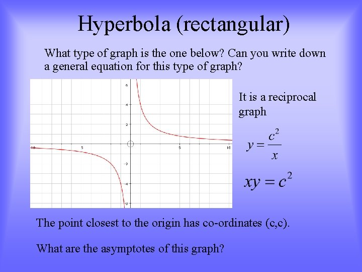 Conics Conic Sections 1 Circle A circle is