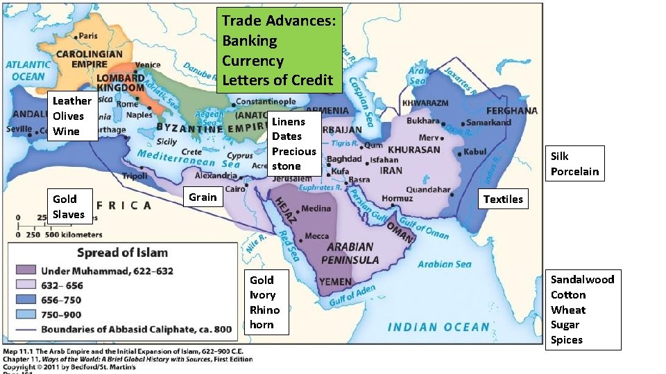 Trade Advances: Banking Currency Letters of Credit Leather Olives Wine Gold Slaves Linens Dates